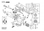 Bosch 0 601 801 041 GWS 9-125 Angle Grinder 110 V / GB Spare Parts GWS9-125